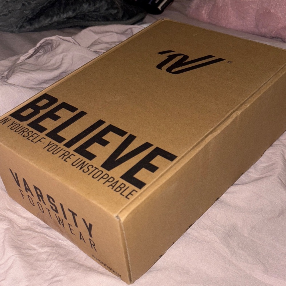 Varsity Athletic Shoes in Tan Box